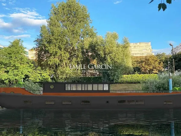 Vends péniche projet d'architecte - 235m² 