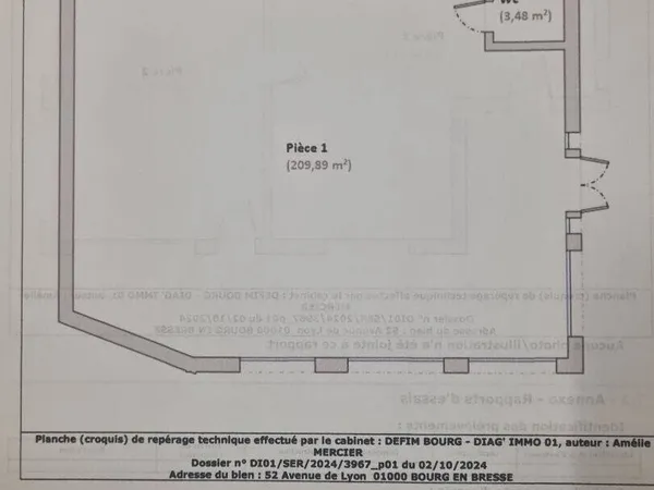 Local commercial 209 m² 