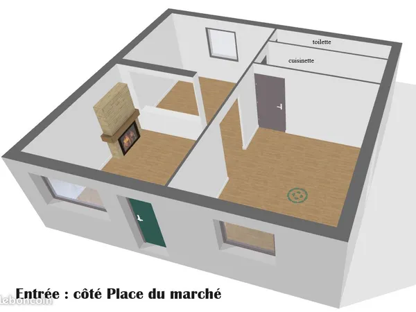 Local Commercial lumineux au Coeur de Château-Landon 
