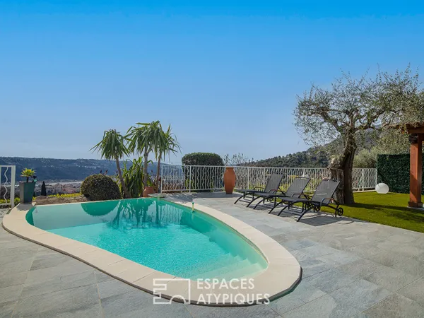 Villa de 6 pièces avec piscine et vue panoramique 