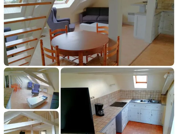 2 pièces 36m2 centre-ville vue mer en colocation 