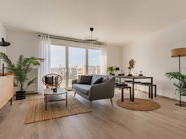 Appartement 3 pièces 62m² avec balcon OUEST 