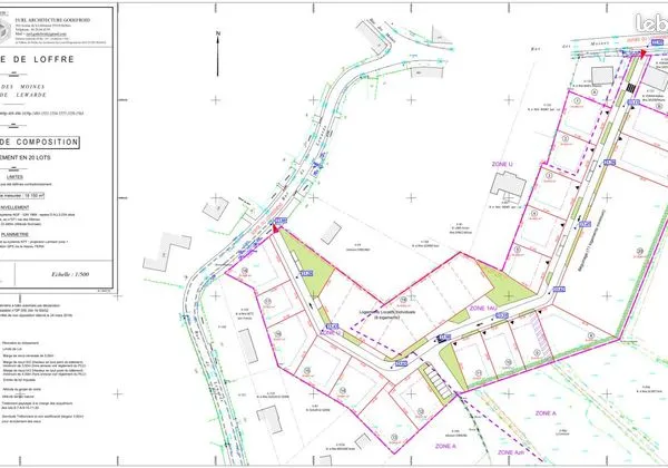 Terrain 463 m² 