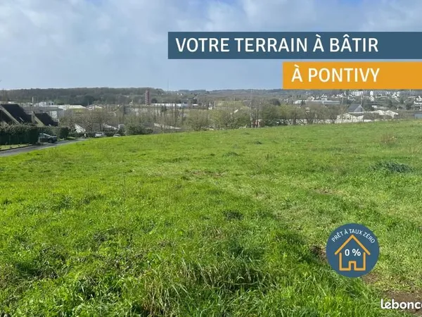 Terrain 729 m² Pontivy 