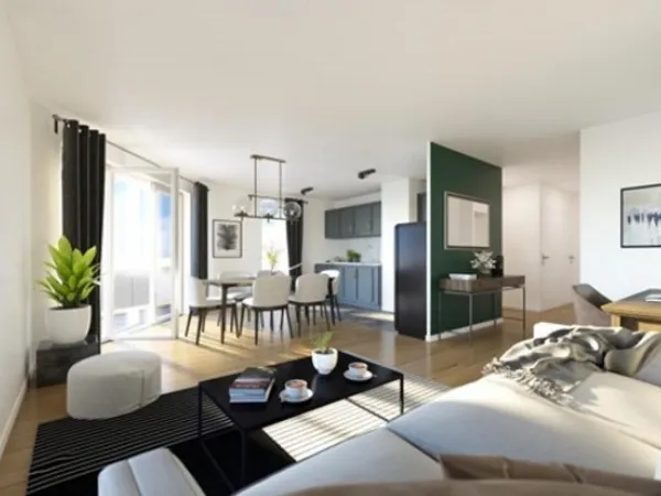 3 PIÈCES de 74m² + PKG(s) 