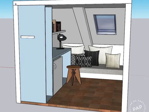 Chambre de service 6 m² 