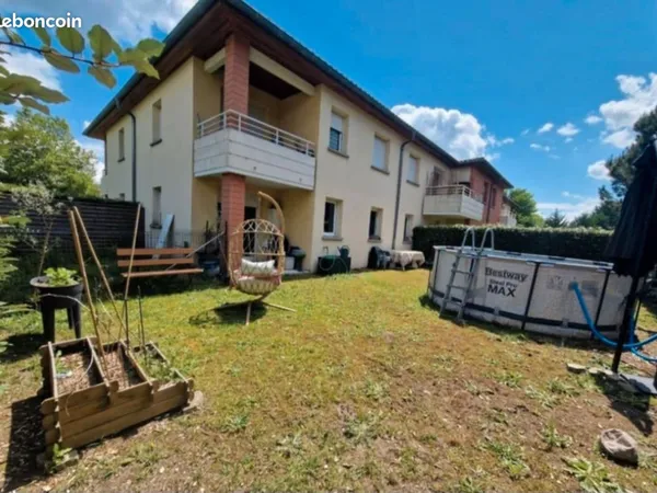 Appartement T3 avec jardin privatif 