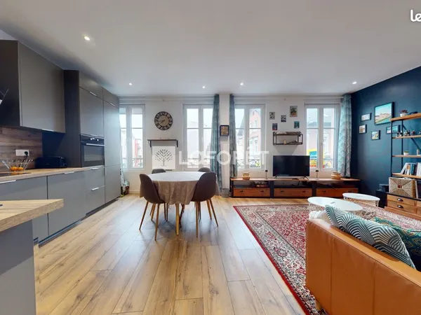 Appartement 3 pièces 59 m² 