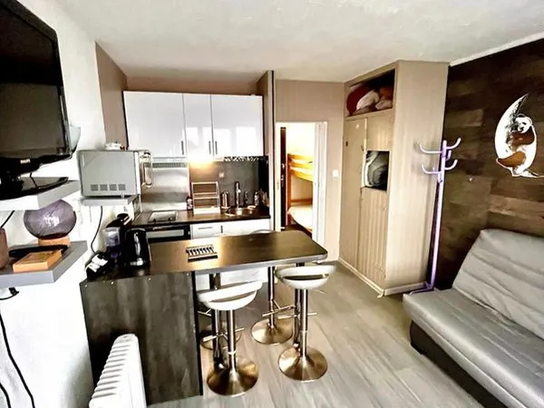 Studio cosy moderne Praloup1600 accès rapide aux pistes de ski 