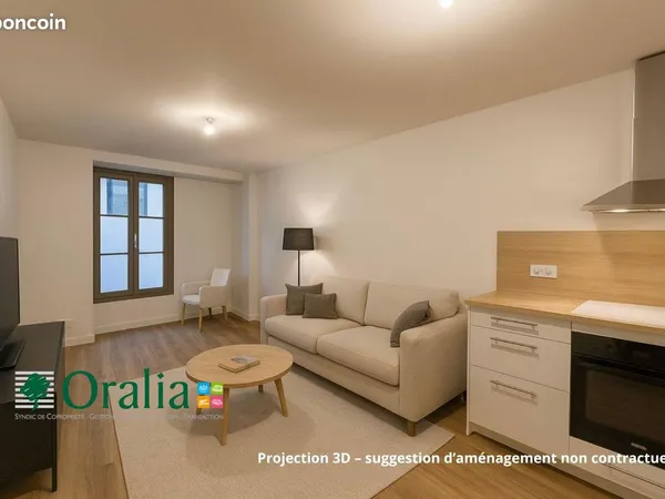 Appartement 2 pièces 45 m² 