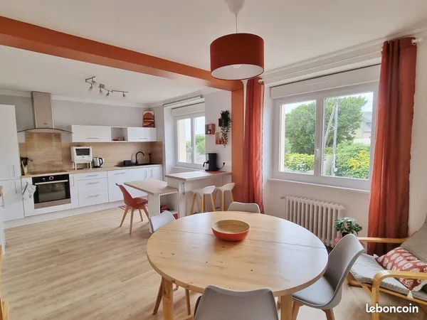 Appartement meublé 80m2 + Jardin 