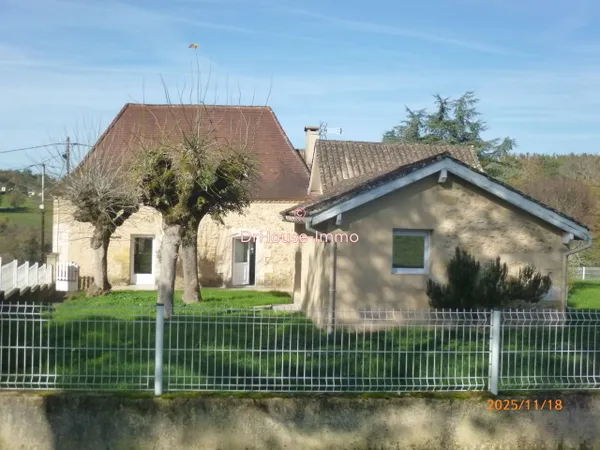 Charmante maison avec grand terrain sur les hauteurs de Mouleydier 