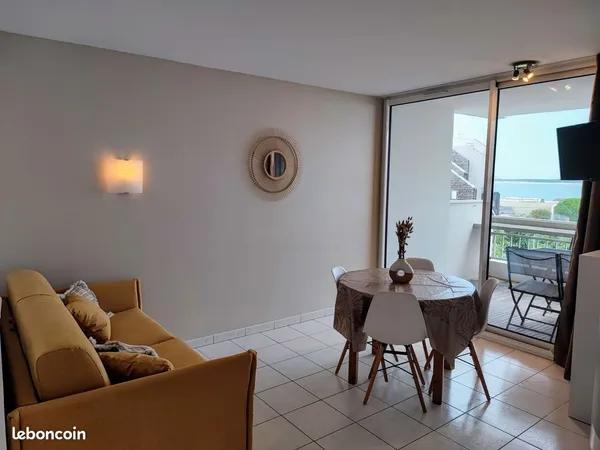 Location T2 appartement étudiant , vue mer, wifi 