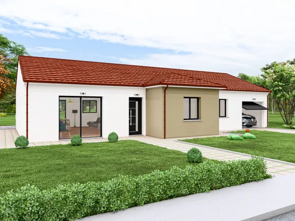 Terrain + maison 109 m² 