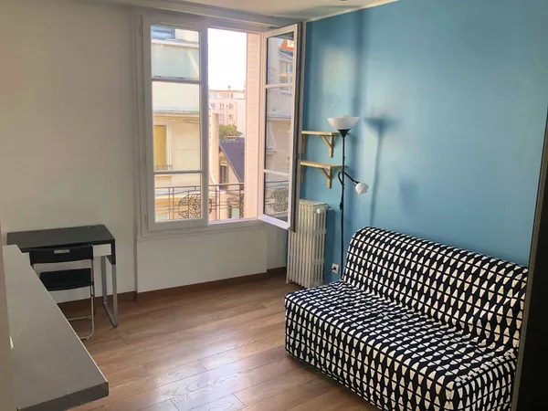 Loue studio meublé 21m² La Garenne Colombes (92) (les Vallées) calme et lumineux 