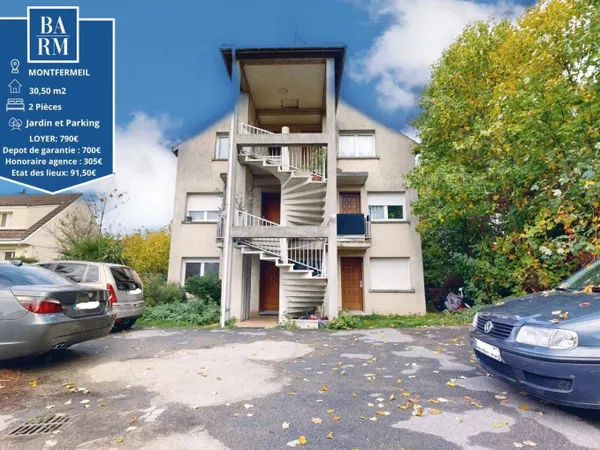 Appartement 2 pièces 31 m² 