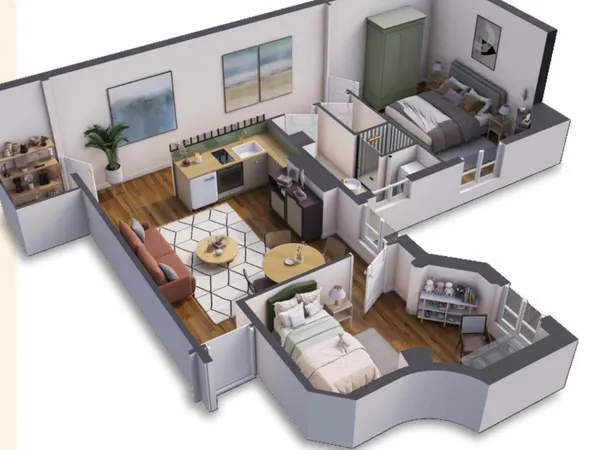 Vends appartement 50m² 