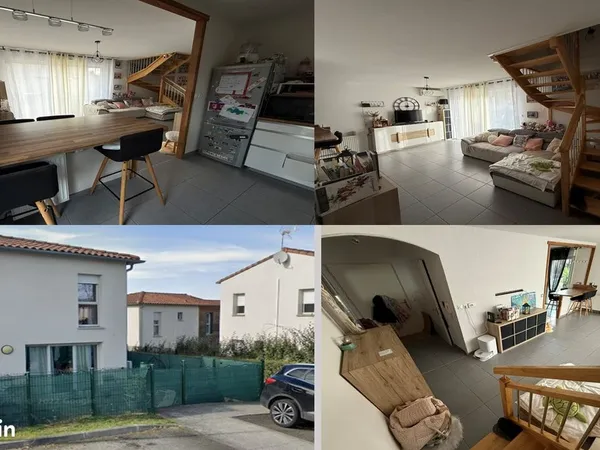 Ayguesvives - Superbe T3 Duplex de 67m² avec Jardin et Parking - Résidence Récent 
