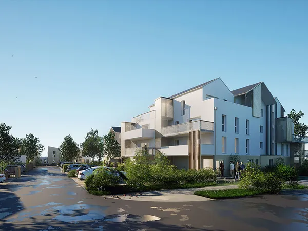 Neuf - Livraison 4èm trimestre 2026 - Appartement 2 pièce(s) 48.82 m2+ Balcon+ Parkings 
