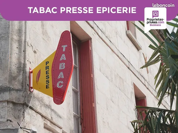 Fonds de commerce tabac, presse, FDJ 100 m² 