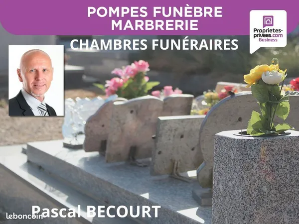 Fonds de commerce pompes funèbres 500 m² 