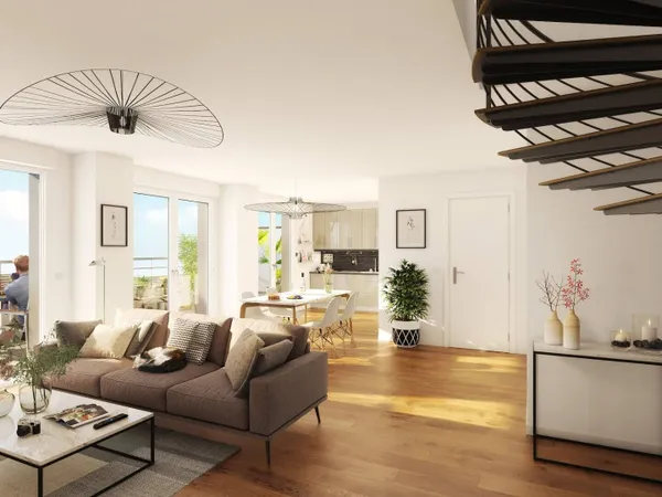 Triplex 5 pièces 110 m² 