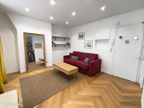Studio lumineux 20 m² Paris 17e - Proche métro 13 & ligne 14 