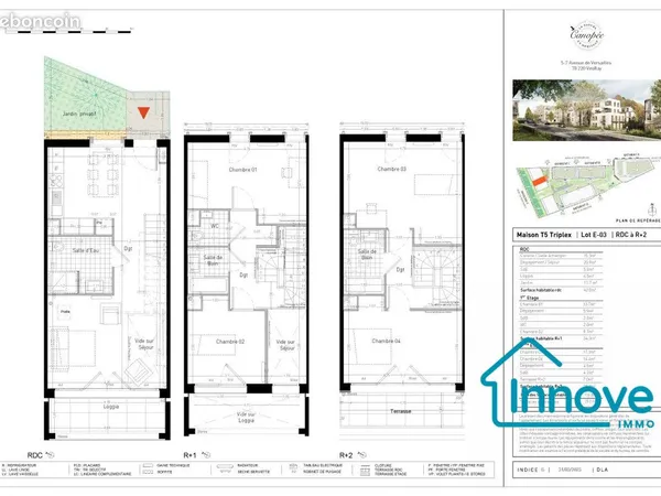 Propriété 5 pièces 116 m² 
