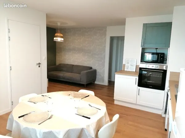 Appartement T3 jardin 55m2 