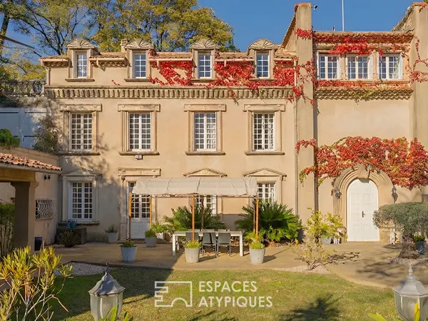 Manoir du 19e siècle et ses dépendances avec vue panoramique 