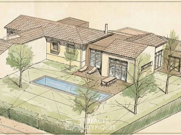 Maison de plain-pied 3 pièces 167 m²