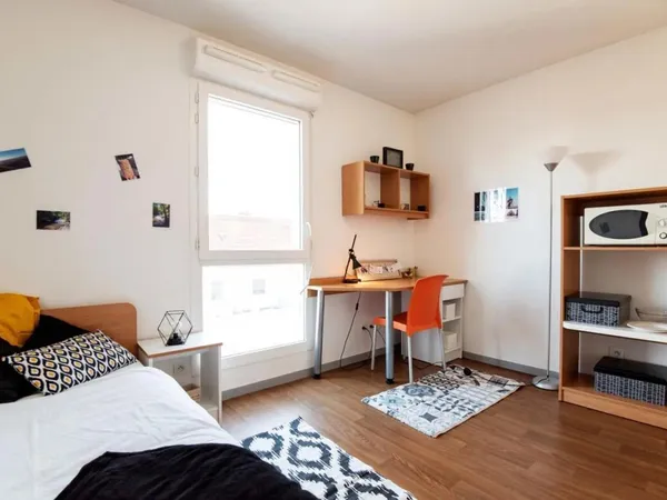 Super studio 20,39 m² - Résidence Cardinal Campus Alasia Villeurbanne 