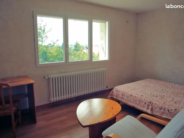 Confortable T1 meublé et entièrement équipé à Vétraz-Monthoux, quartier très calme, cachet - 
