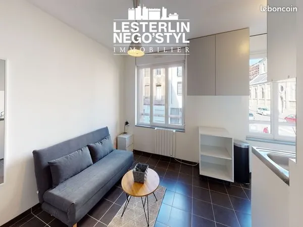 Studio 1 pièce 18 m² 