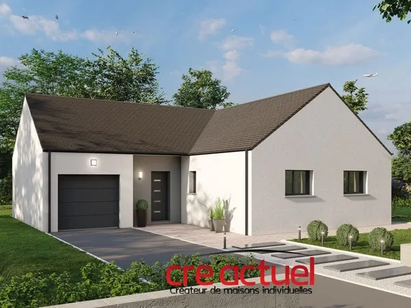 Terrain + maison 90 m² 