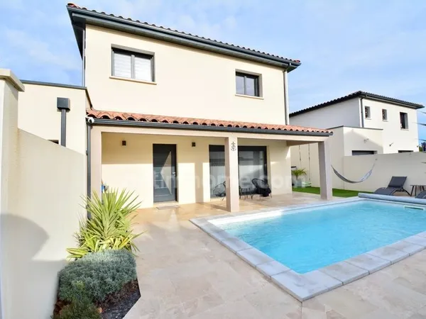 PIGNAN (34) - A vendre, Villa contemporaine avec piscine 