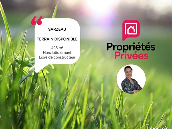 Terrain 425 m² Sarzeau 