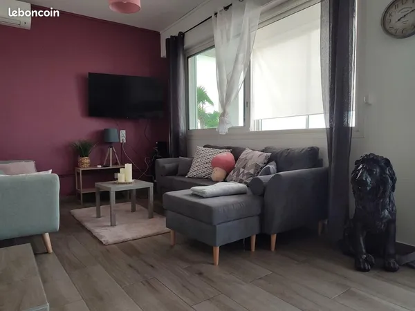 Grand appartement vue mer le Barcarès village 