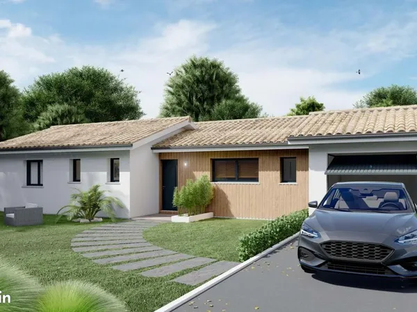 Terrain 1 080 m² Mees 