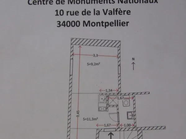 À louer studio de 26,38 m² Centre Historique 
