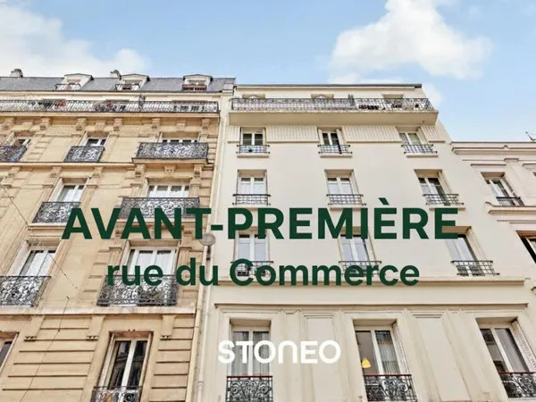 PARIS 15 - COMMERCE : 2 pièces parfaitement optimisé 