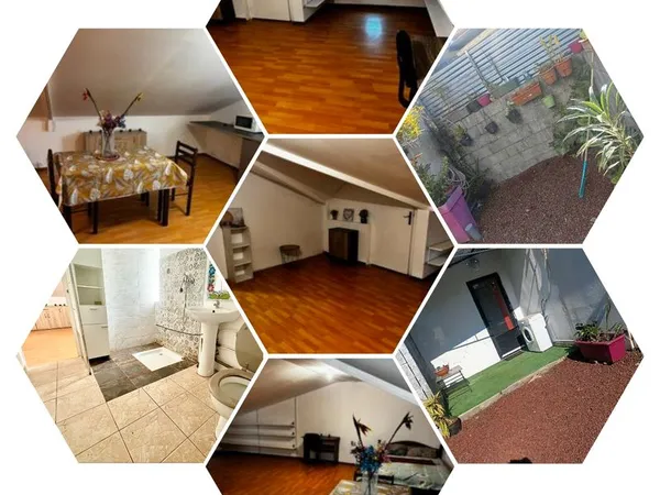Studio meublé 45 m² - 500 / mois charges comprises - Le Tampon 11e km 