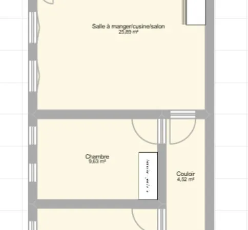 Appartement T3 non meublé 