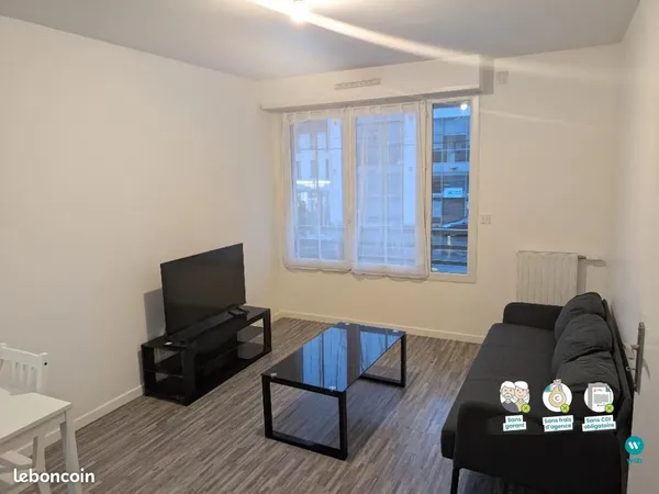 Appartement 2 pièces 38 m² 