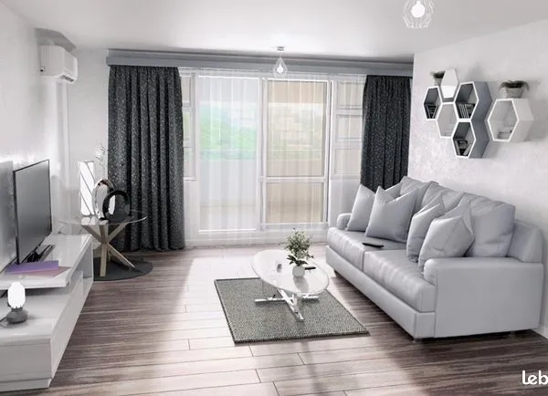 Appartement 2 pièces 43 m² 