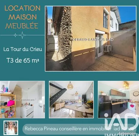 Maison 3 pièces 65 m² 