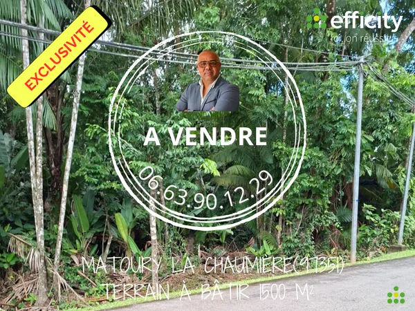 Terrain 1500 m² 