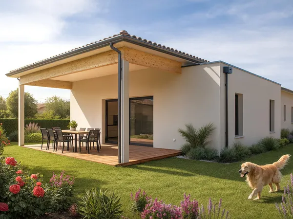 Projet de construction - Maison de 135 m² - Vigoulet-Auzil (31320) 