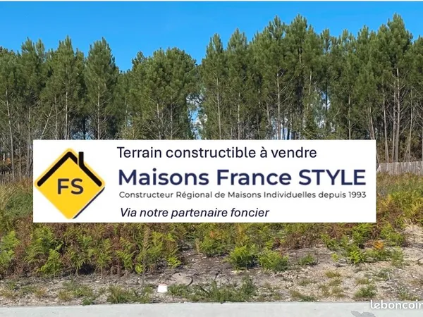 Terrain 530 m² Biscarrosse 