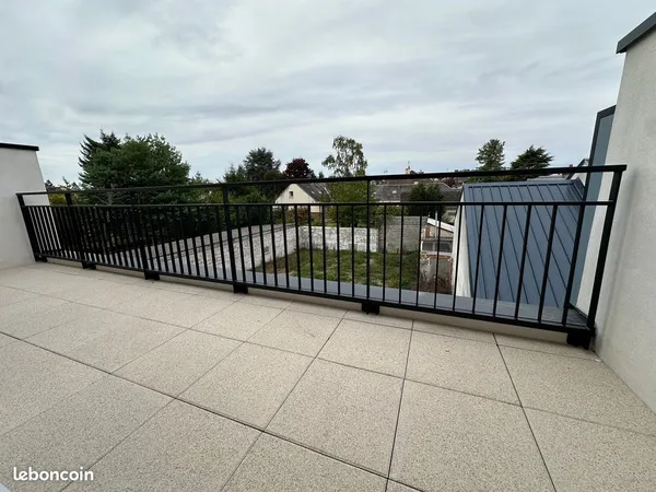 ST JEAN DE BRAYE Bel F3 Neuf de 73m2 Dernier Etage 
